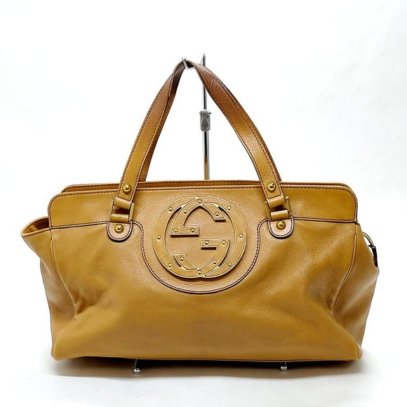 Gucci Handbags - Gucci Hand East/West Hand Bag Brown Leather serial 121551 214397